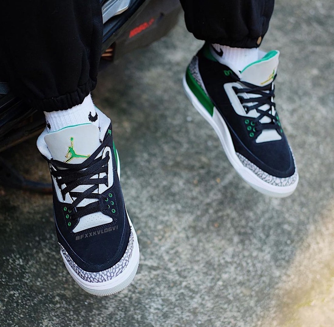 Air Jordan 3 Pine Green CT8532-030 发售日期上脚