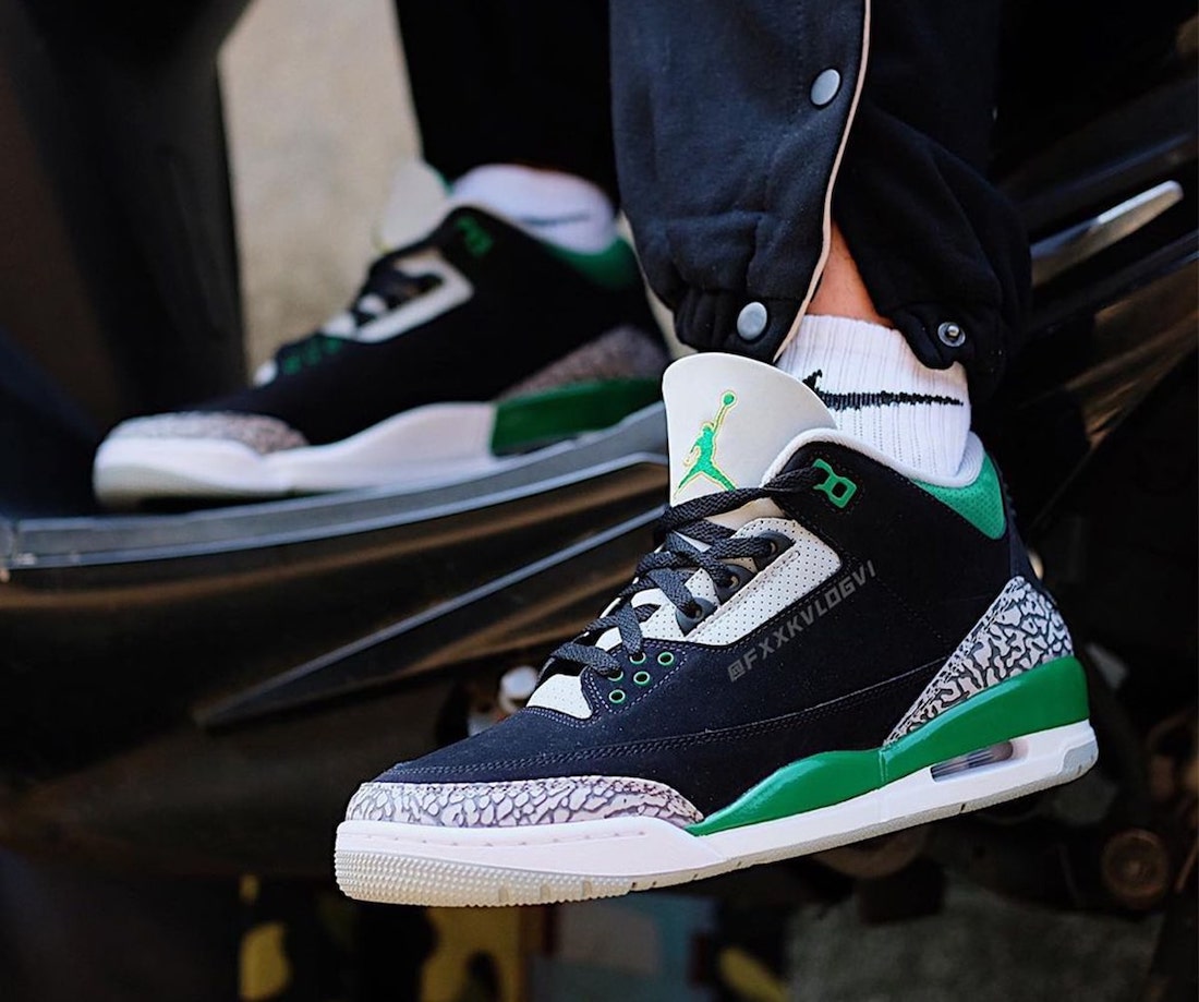 Air Jordan 3 Pine Green CT8532-030 发售日期上脚