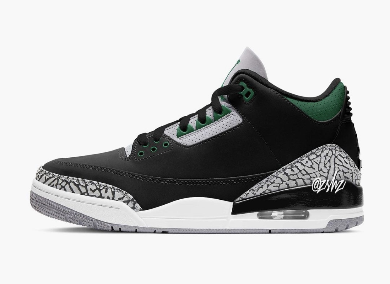 Air Jordan 3 Pine Green 发售日期