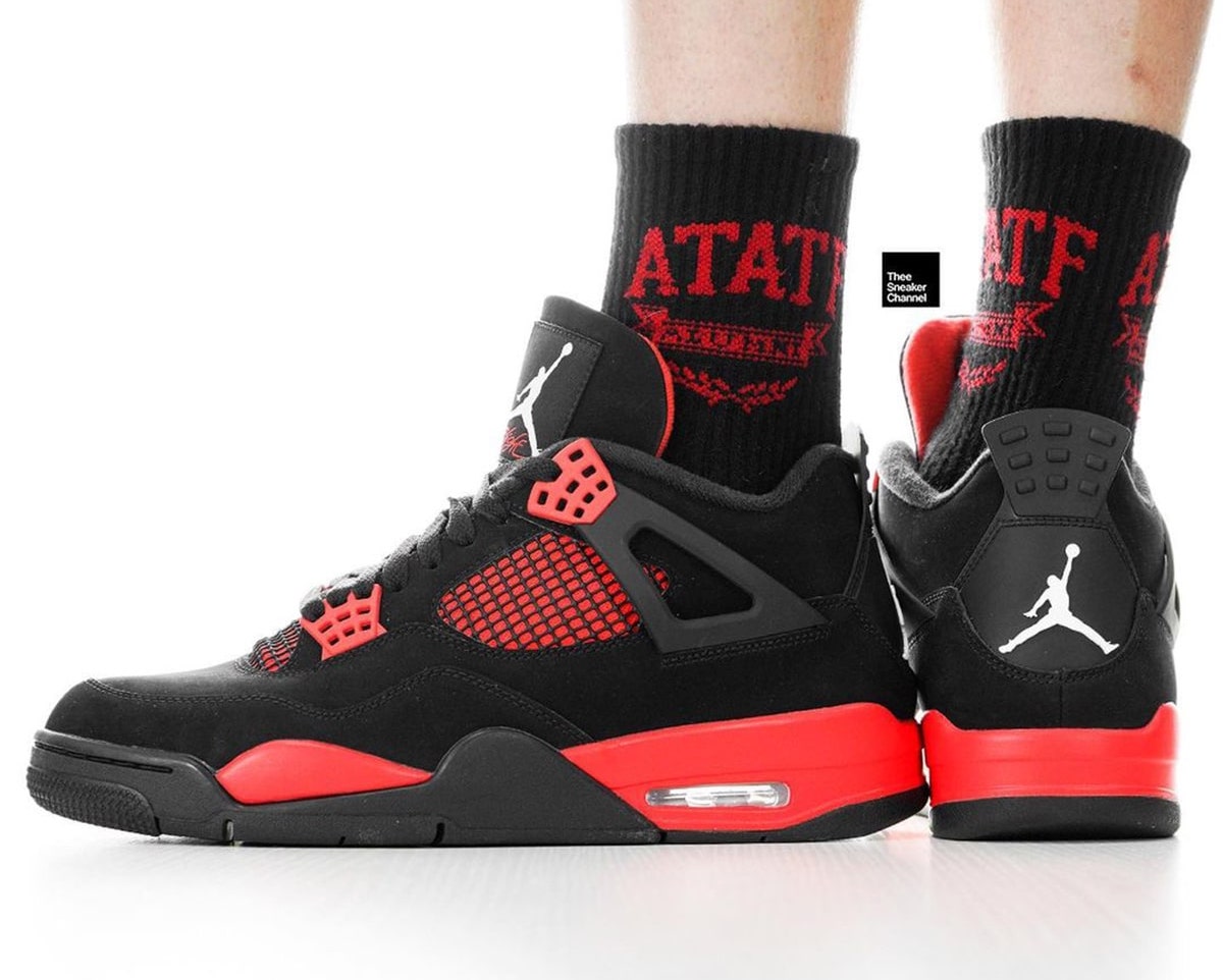 Air Jordan 4 Red Thunder CT8527-016 上脚