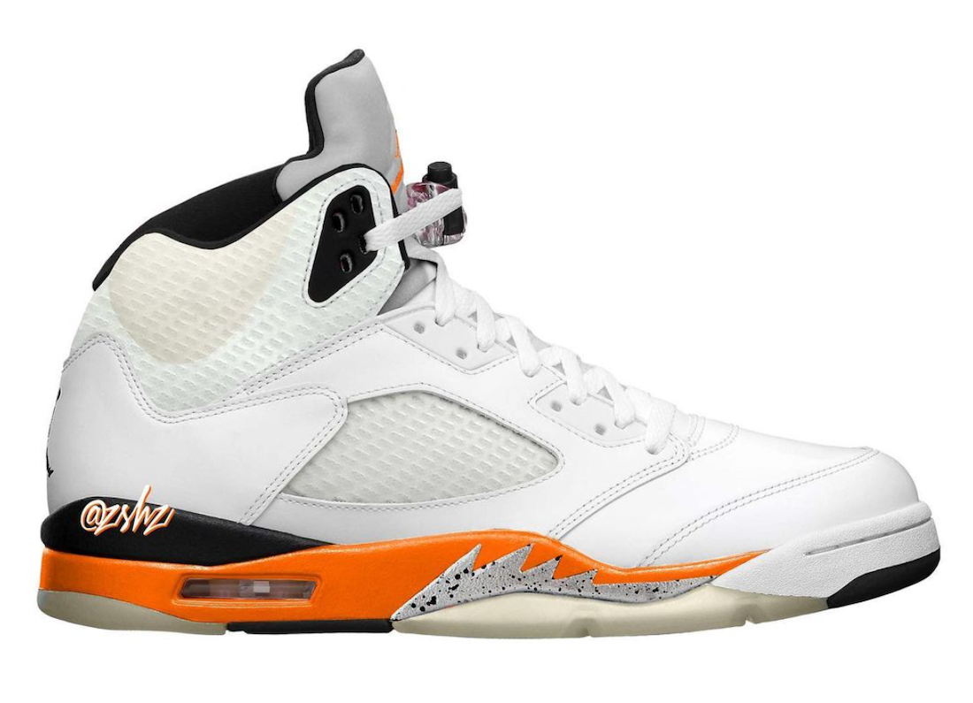 Air Jordan 5 Orange Blaze Shattered Backboard DC1060-100 发布日期