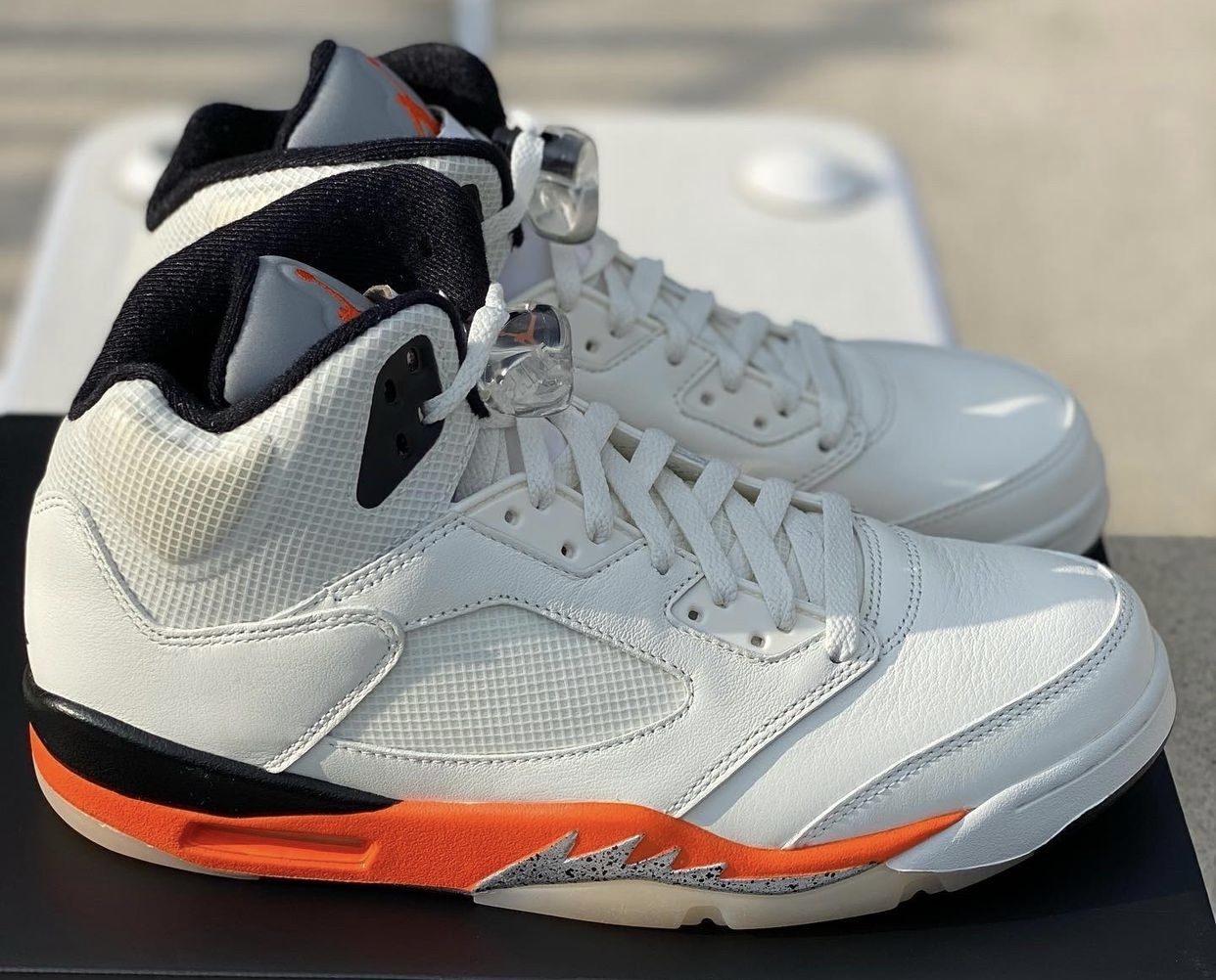 Air Jordan 5 Shattered Backboard Orange Blaze DC1060-100 发售日期