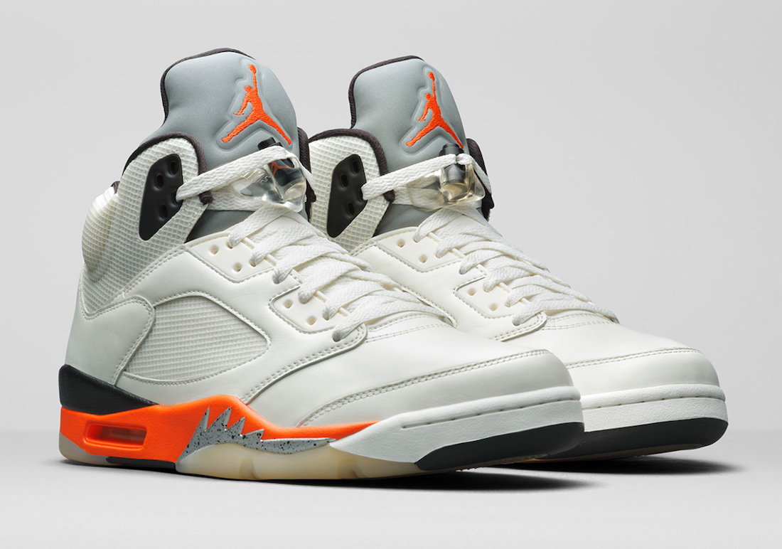 Air Jordan 5 Shattered Backboard Orange Blaze DC1060-100 发售日期