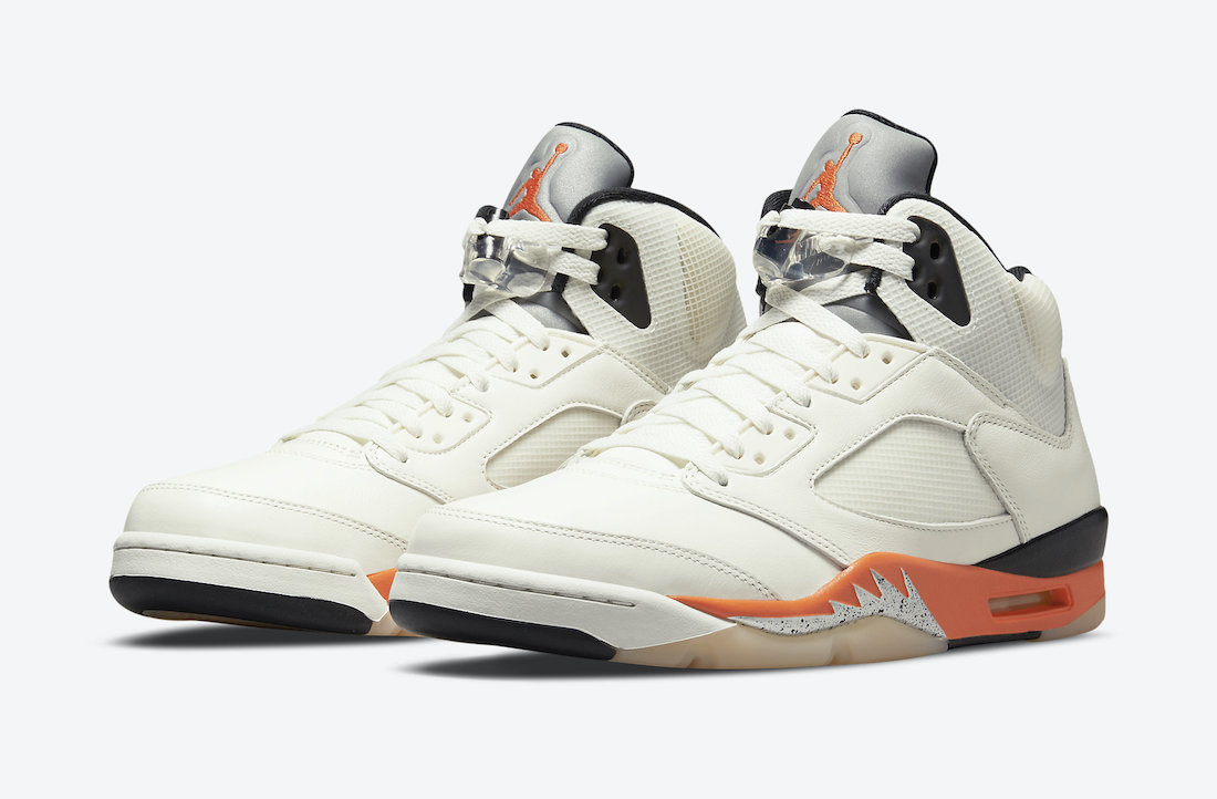 Air Jordan 5 Shattered Backboard Orange Blaze DC1060-100 发售日期