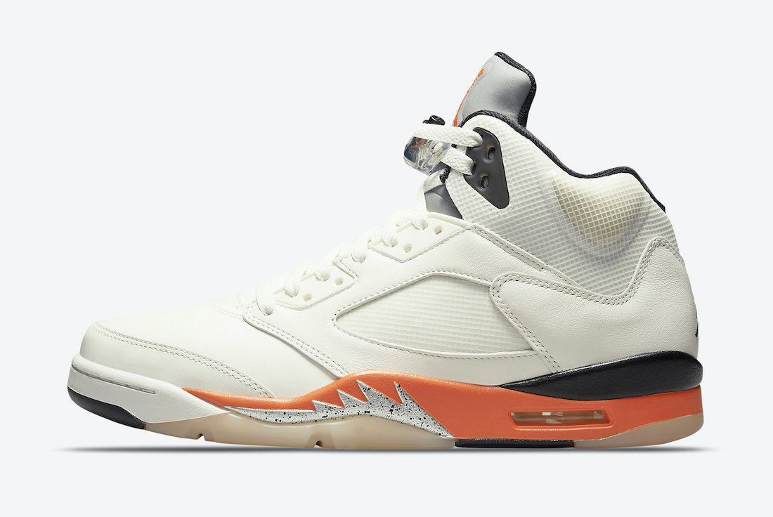 Air Jordan 5 Shattered Backboard Orange Blaze DC1060-100 发售日期