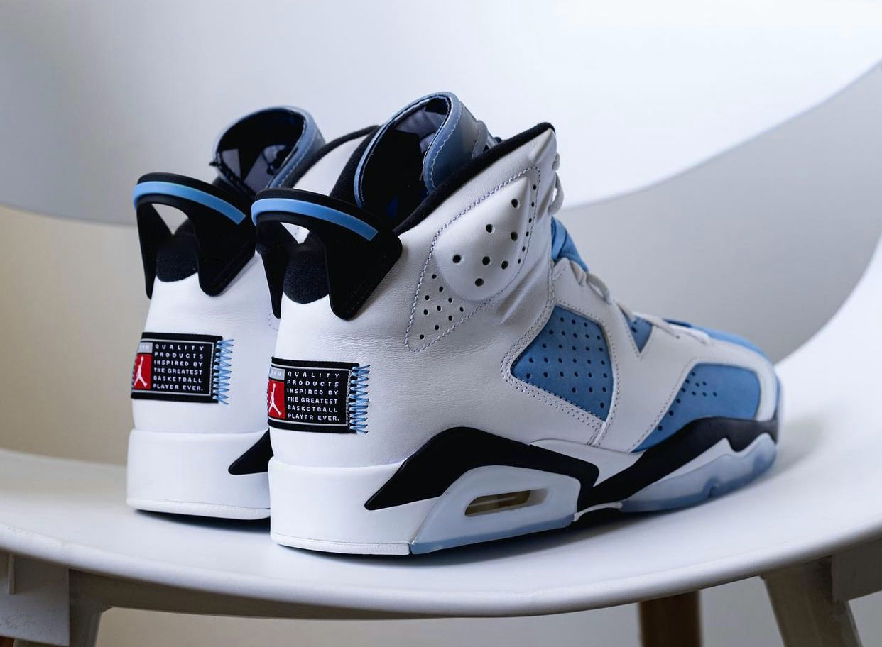 Air Jordan 6 UNC University Blue CT8529-410 发售日期