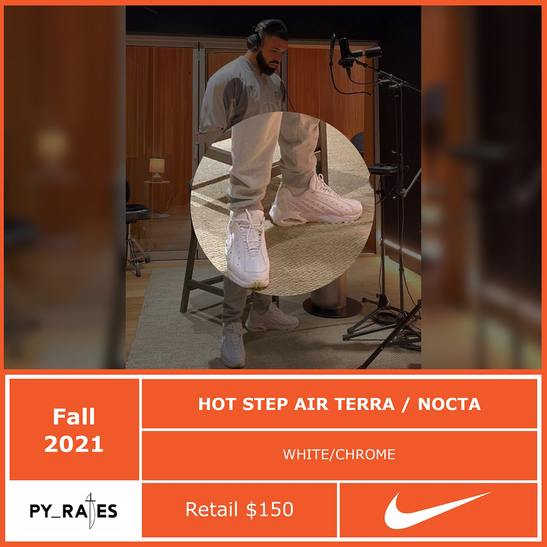 Drake NOCTA Nike Hot Step Air Terra 发布日期