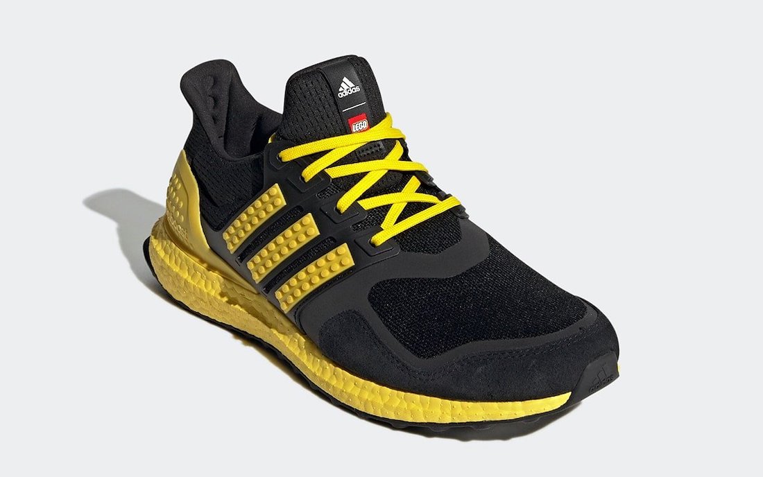 LEGO adidas Ultra Boost DNA Black Yellow H67953 发售日期