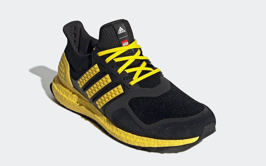 LEGO adidas Ultra Boost DNA Black Yellow H67953 发售日期