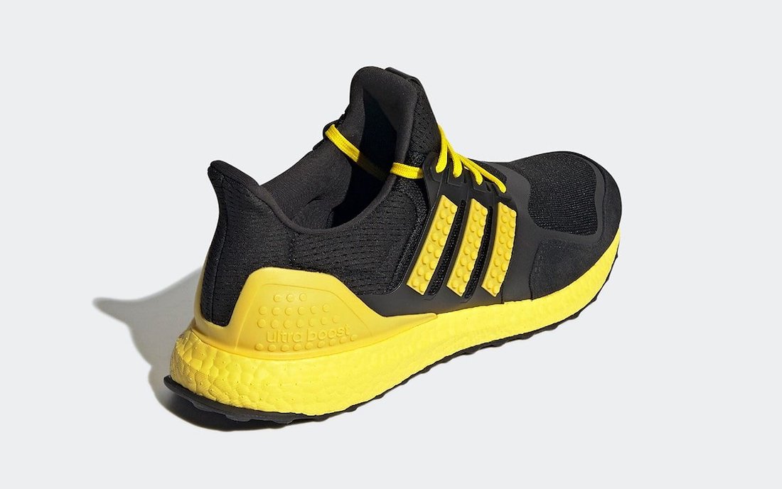 LEGO adidas Ultra Boost DNA Black Yellow H67953 发售日期