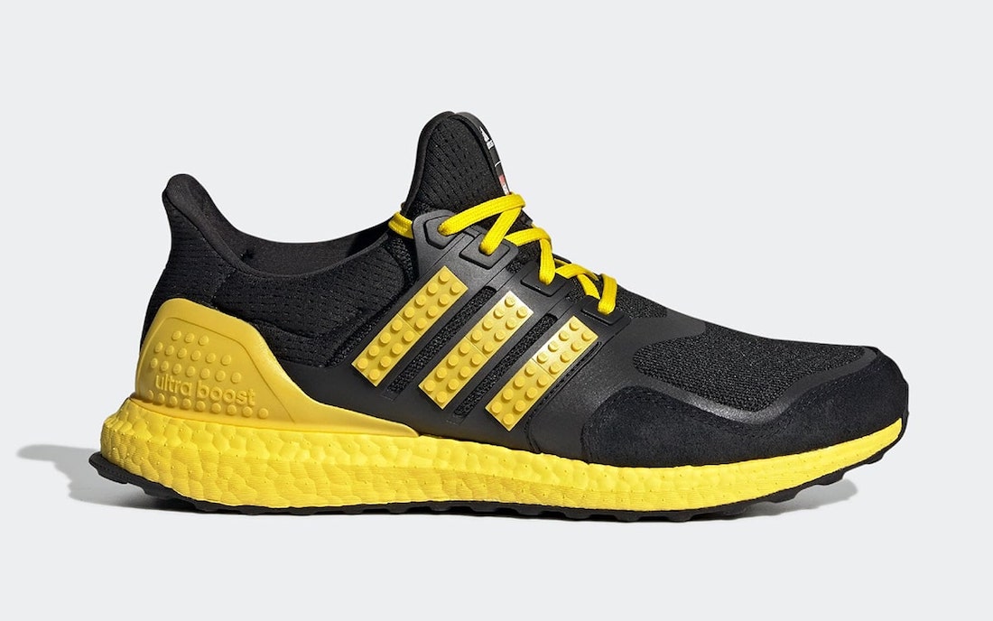 LEGO adidas Ultra Boost DNA Black Yellow H67953 发售日期