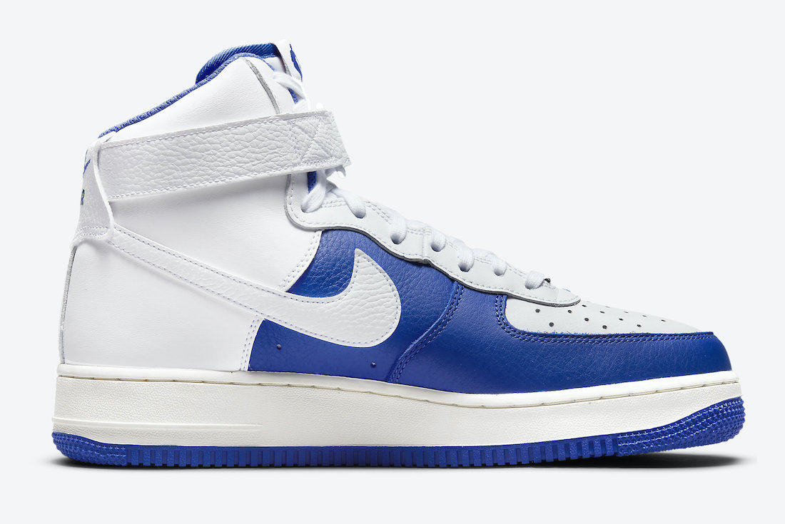 NBA Nike Air Force 1 High White Hyper Royal DC8870-100 发售日期