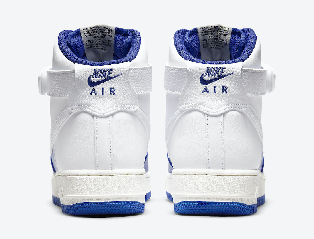 NBA Nike Air Force 1 High White Hyper Royal DC8870-100 发售日期