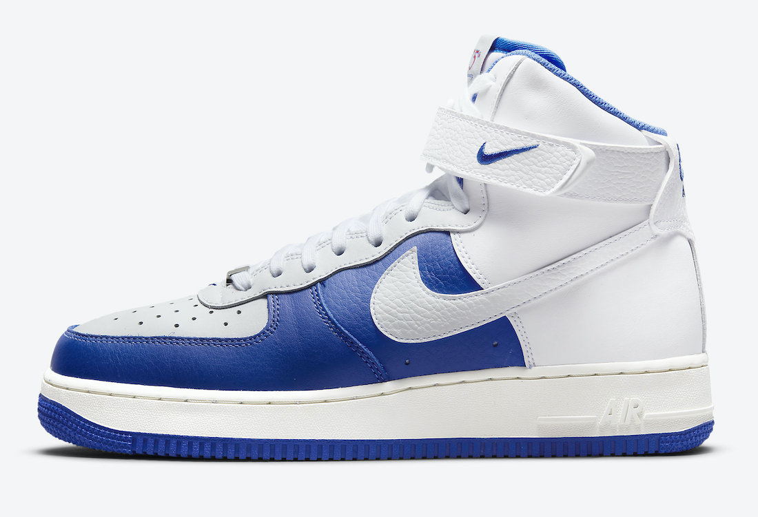 NBA Nike Air Force 1 High White Hyper Royal DC8870-100 发售日期