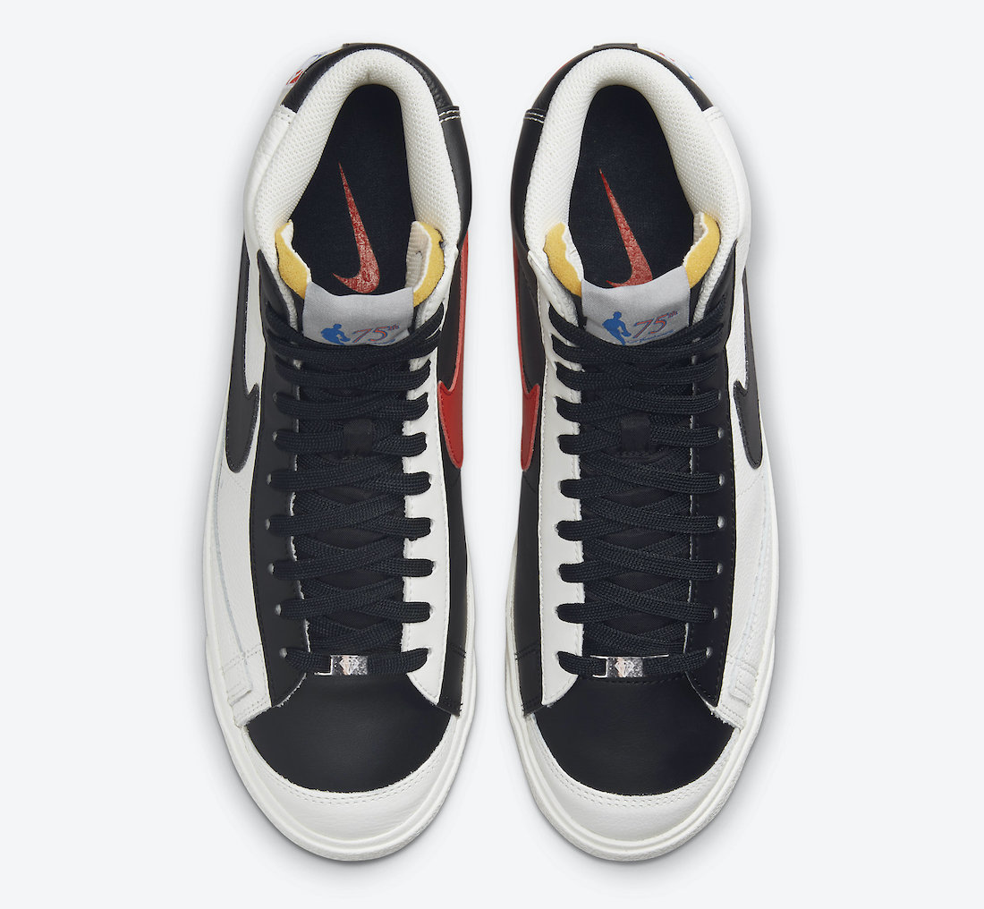 NBA Nike Blazer Mid Portland Trail Blazers DD8025-101 发布日期