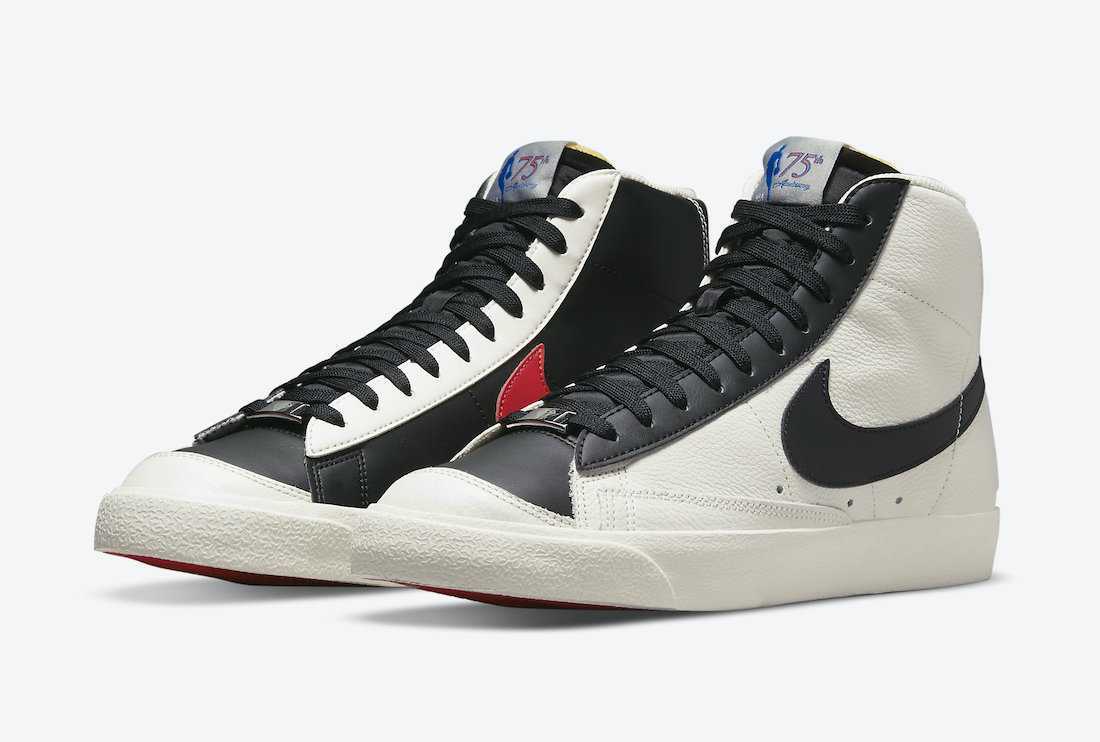 NBA Nike Blazer Mid Portland Trail Blazers DD8025-101 发布日期