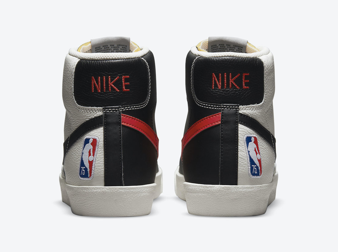 NBA Nike Blazer Mid Portland Trail Blazers DD8025-101 发布日期