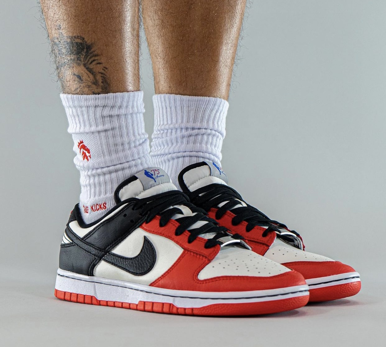 NBA 耐克 Dunk Low 芝加哥 75 周年 DD3363-100 鞋底