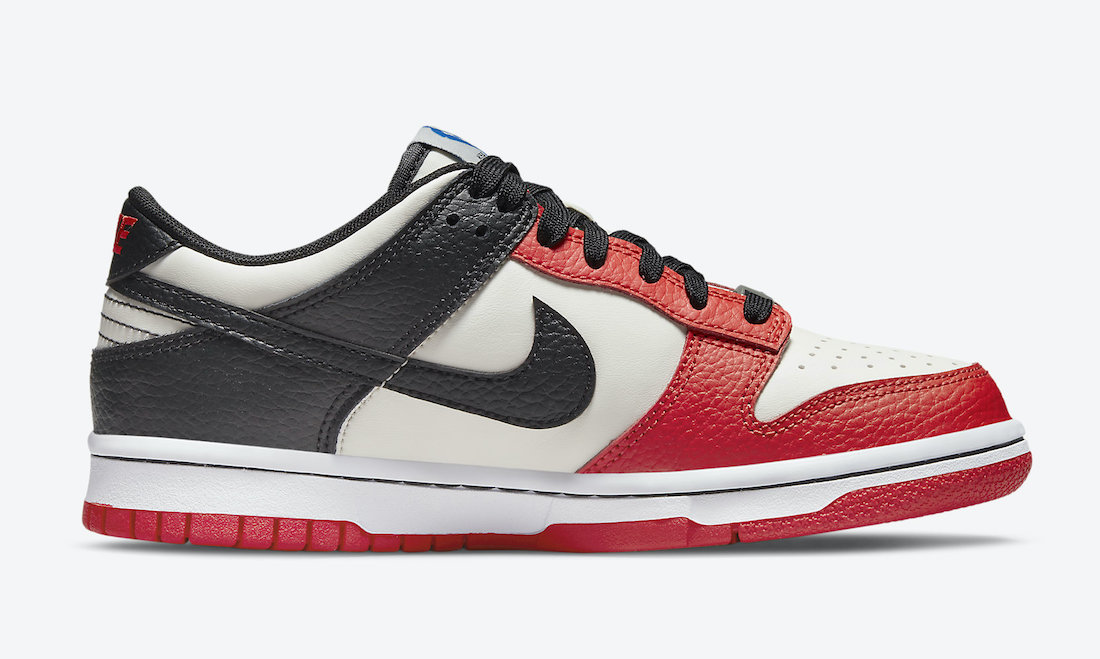 NBA Nike Dunk Low EMB Chicago GS DO6288-100 发布日期