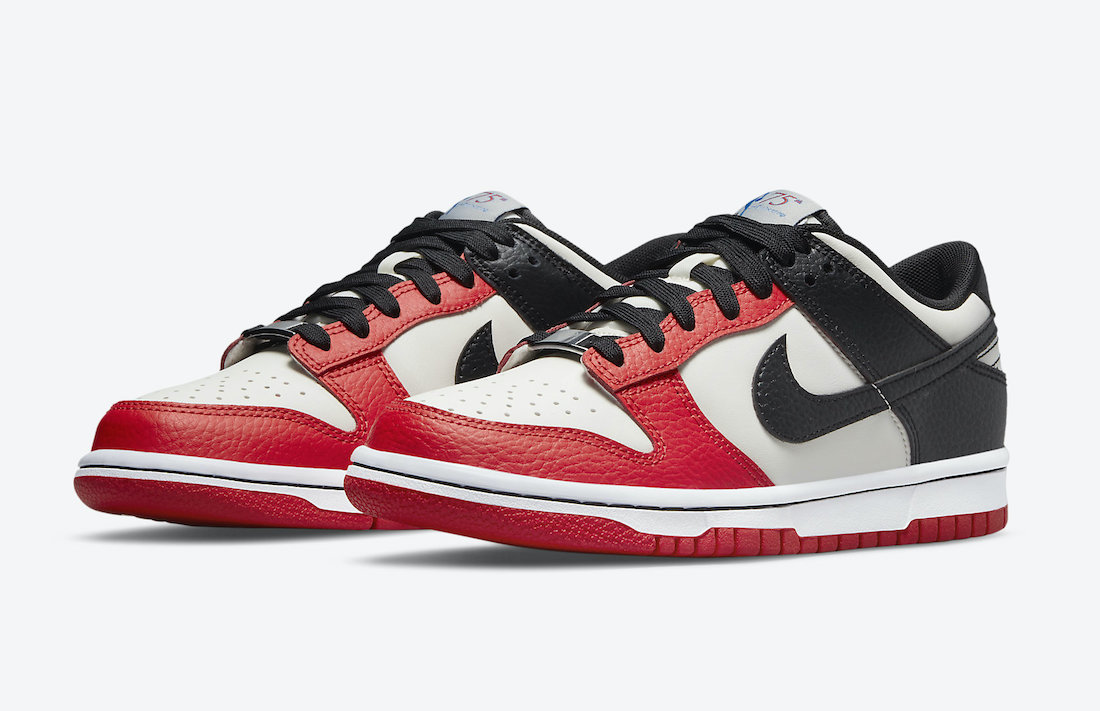 NBA Nike Dunk Low EMB Chicago GS DO6288-100 发布日期