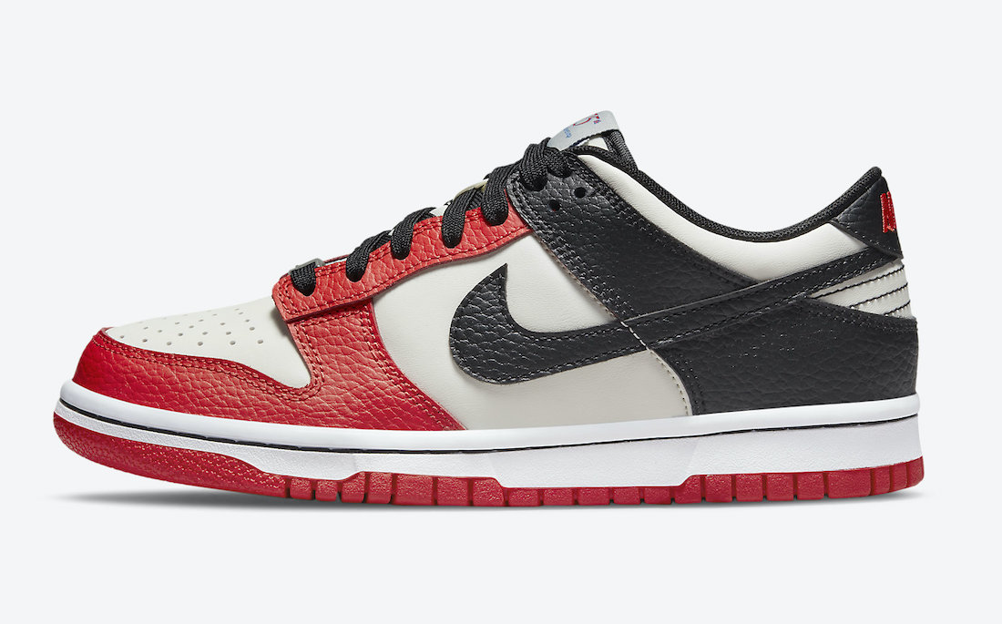 NBA Nike Dunk Low EMB Chicago GS DO6288-100 发布日期