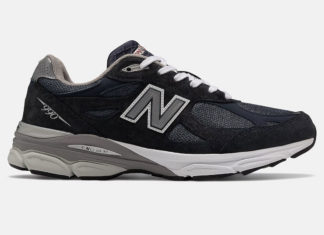 New Balance 990 秋季发售海军蓝和黑色