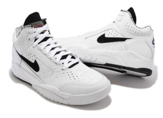 Nike Air Flight Lite Mid 回归白色和黑色