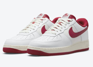 校队夹克主题 Nike Air Force 1 '07 LV8 表面“Gym Red”