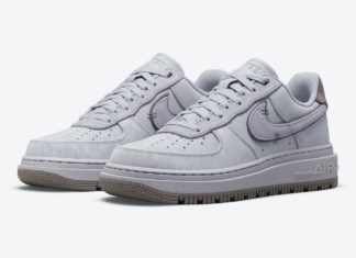 Nike Air Force 1 Luxe 出现在紫色染料中