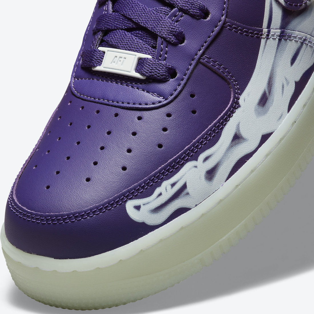 Nike Air Force 1 Skeleton Purple CU8067-500 发售日期