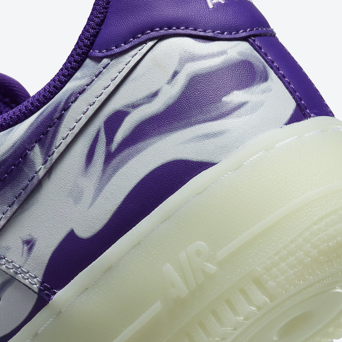 Nike Air Force 1 Skeleton Purple CU8067-500 发售日期