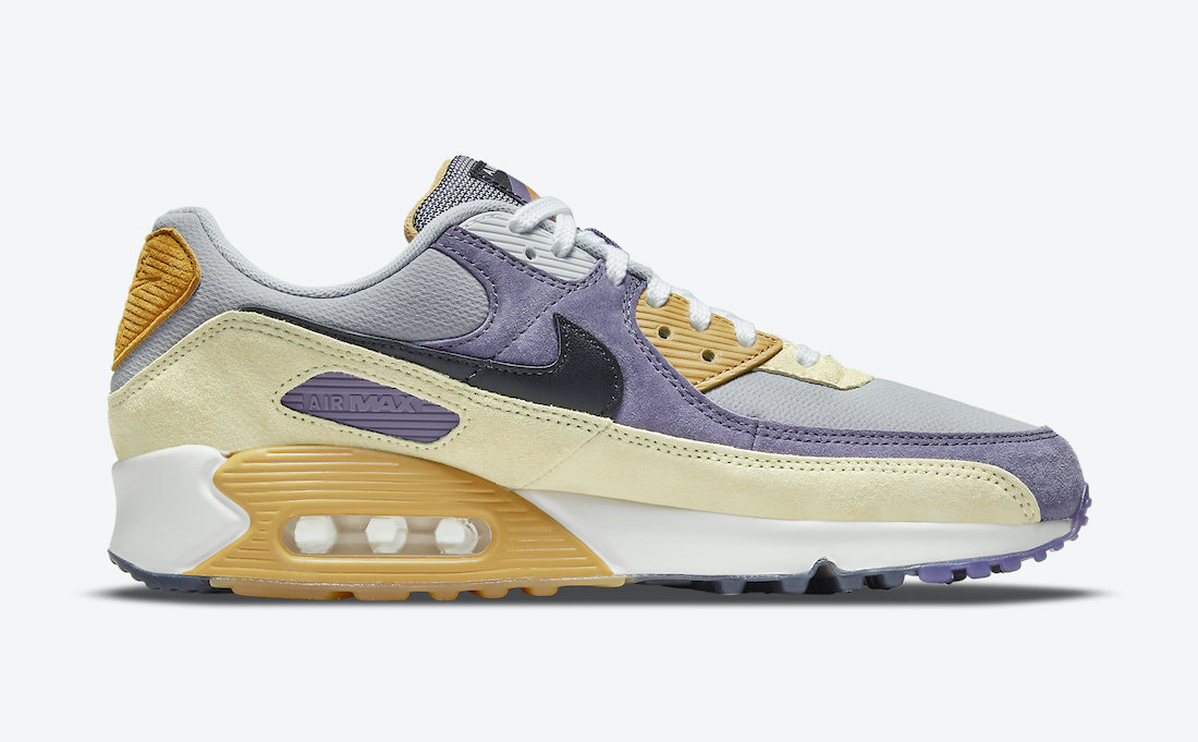 Nike Air Max 90 NRG Court Purple Lemon Drop DC6083-500 发售日期