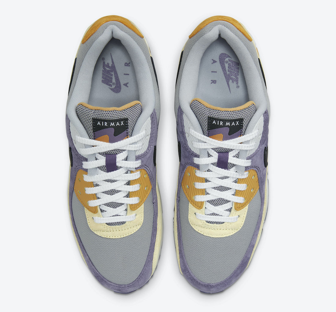 Nike Air Max 90 NRG Court Purple Lemon Drop DC6083-500 发售日期