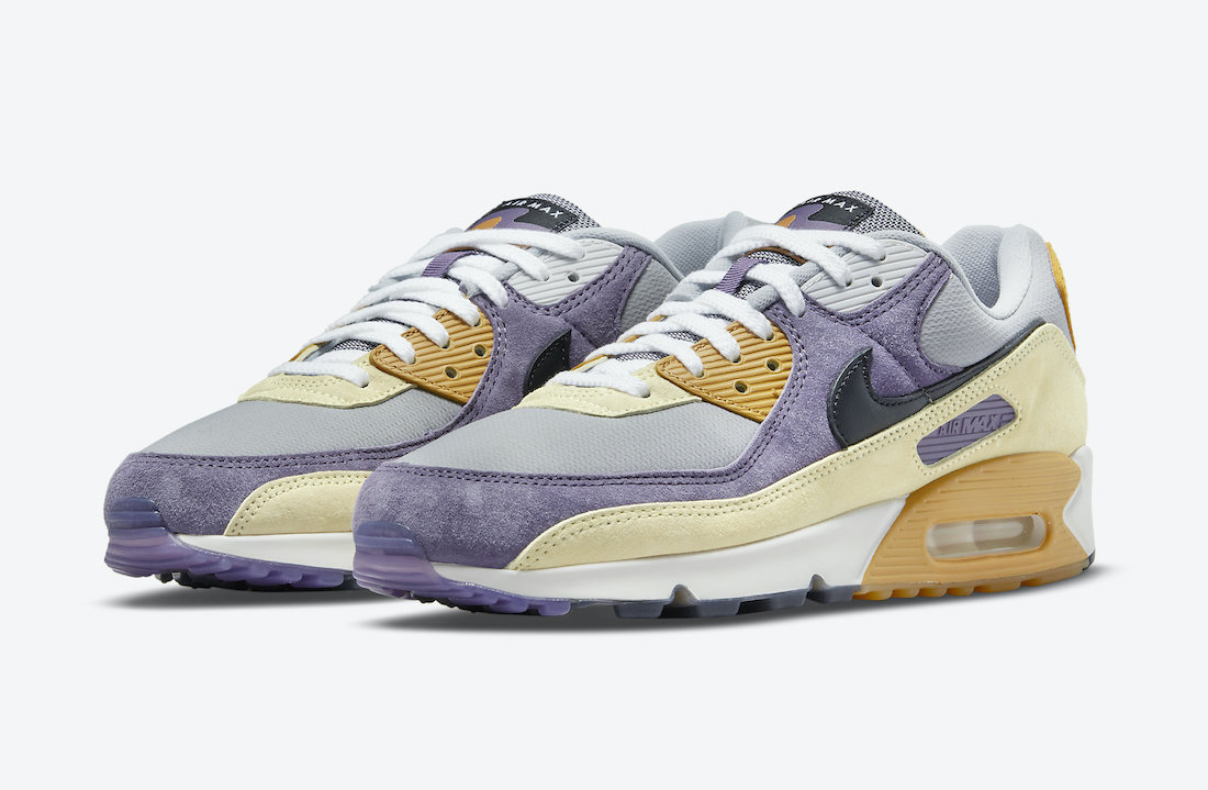 Nike Air Max 90 NRG Court Purple Lemon Drop DC6083-500 发售日期