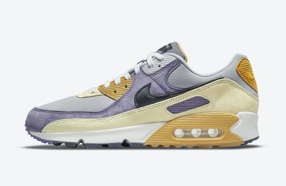 Nike Air Max 90 NRG Court Purple Lemon Drop DC6083-500 发售日期