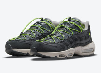 耐克在 Air Max 95 上增加了 Volt Speed-Lacing