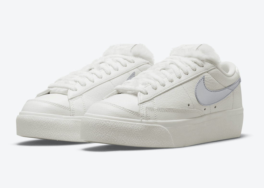 Nike Blazer Low Platform Sail 金属银 DO8993-100 发布日期