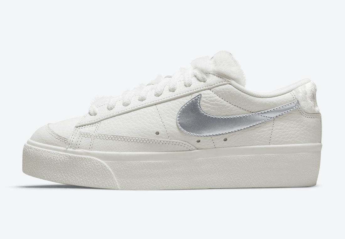 Nike Blazer Low Platform Sail 金属银 DO8993-100 发布日期