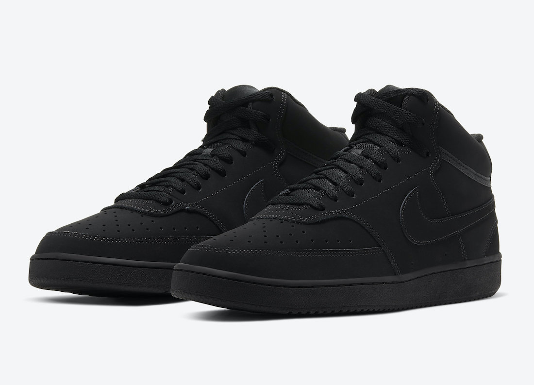 Nike Court Vision Mid Black CU6620-001 发售日期