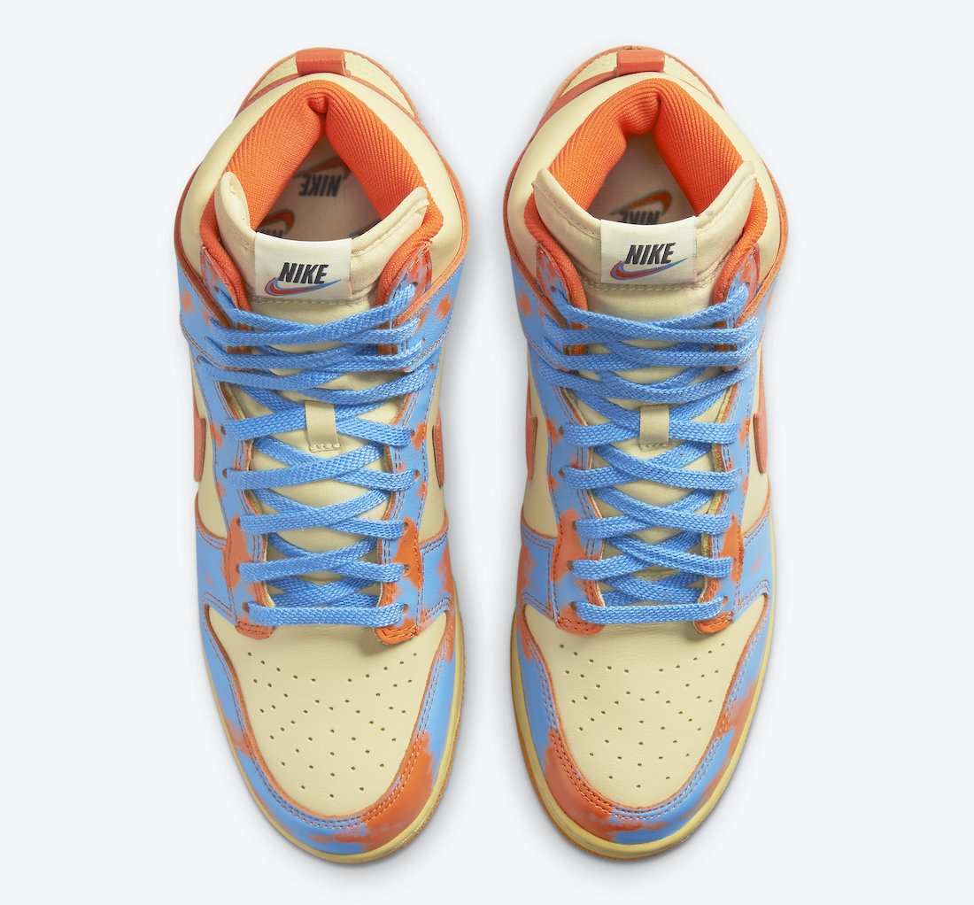 Nike Dunk High 1985 Orange Acid Wash DD9404-800 發布日期 Nike Dunk High 1985 Orange Acid Wash DD9404-800 發布日期