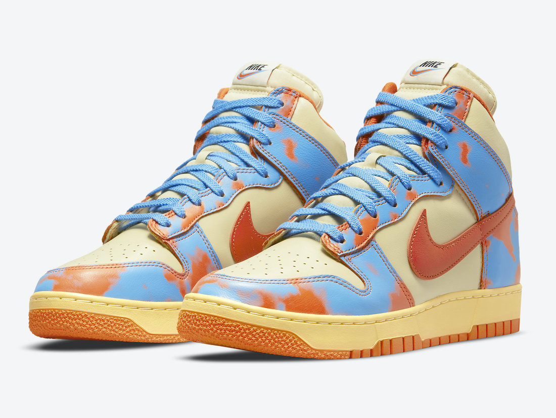 Nike Dunk High 1985 Orange Acid Wash DD9404-800 发布日期