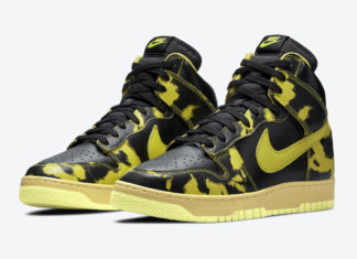 Nike Dunk High 1985 “Yellow Acid Wash”官方照片