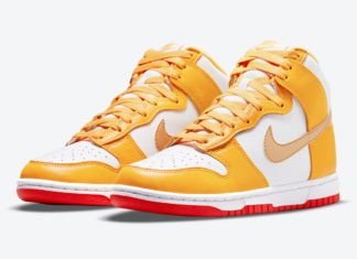 激光橙色 Nike Dunk High Surface