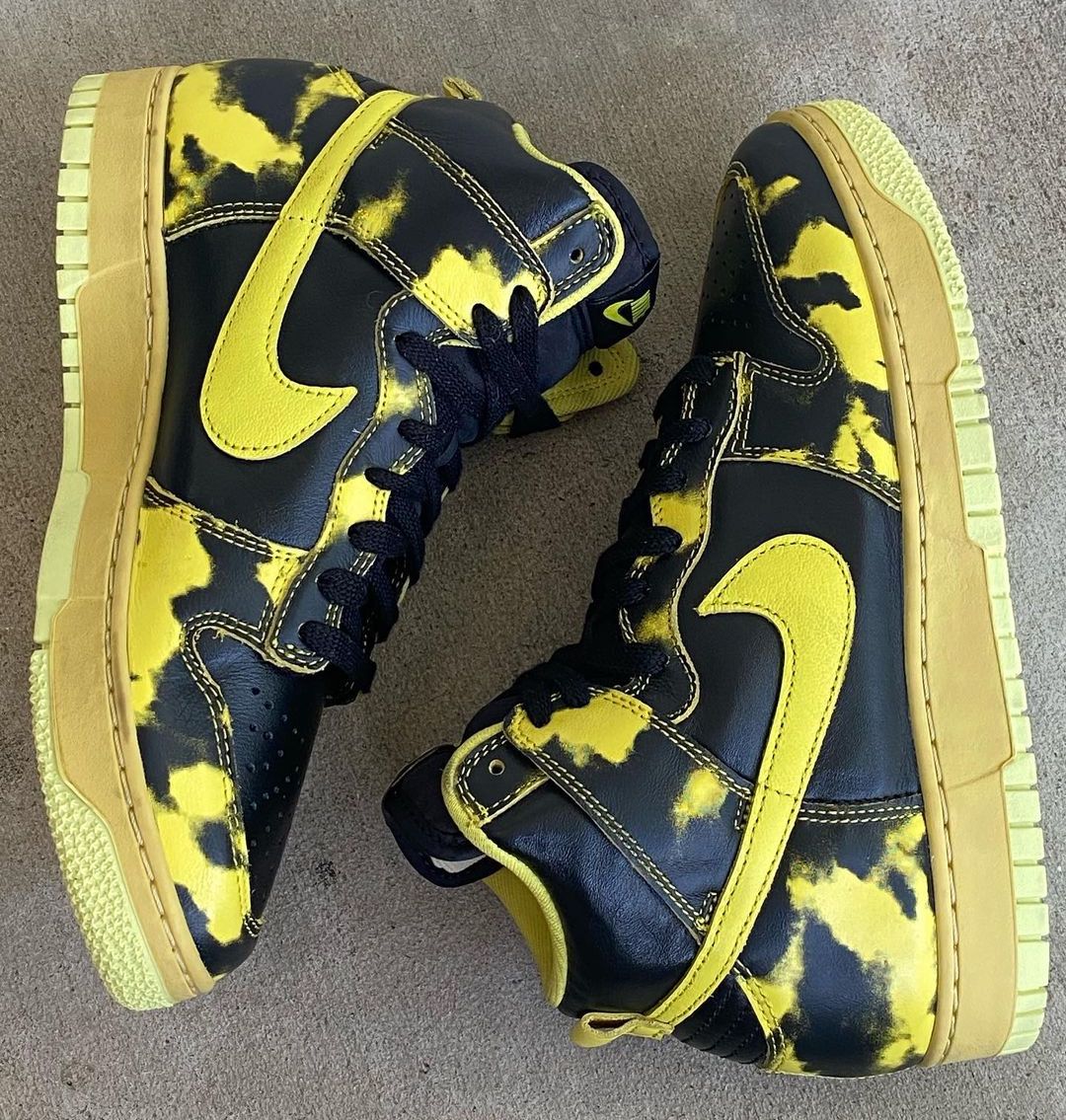 Nike Dunk High Yellow Acid Wash DD9404-001 发布日期