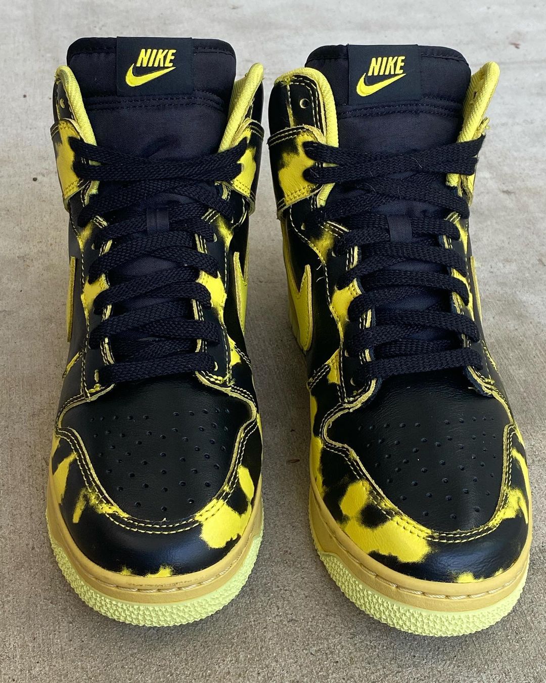 Nike Dunk High Yellow Acid Wash DD9404-001 发布日期