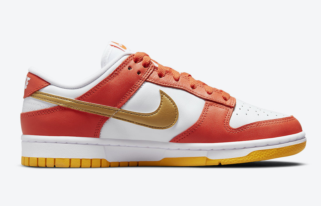 Nike Dunk Low Orange Gold Yellow DQ4690-800 发布日期