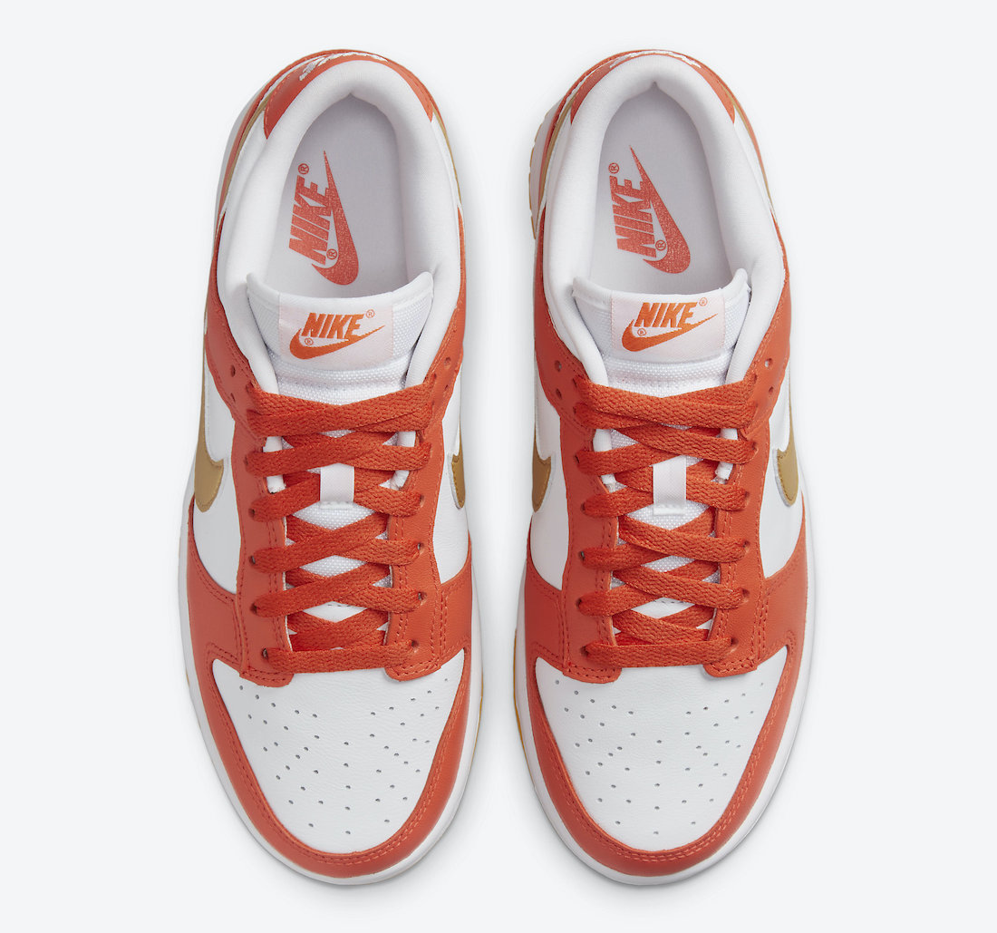 Nike Dunk Low Orange Gold Yellow DQ4690-800 发布日期