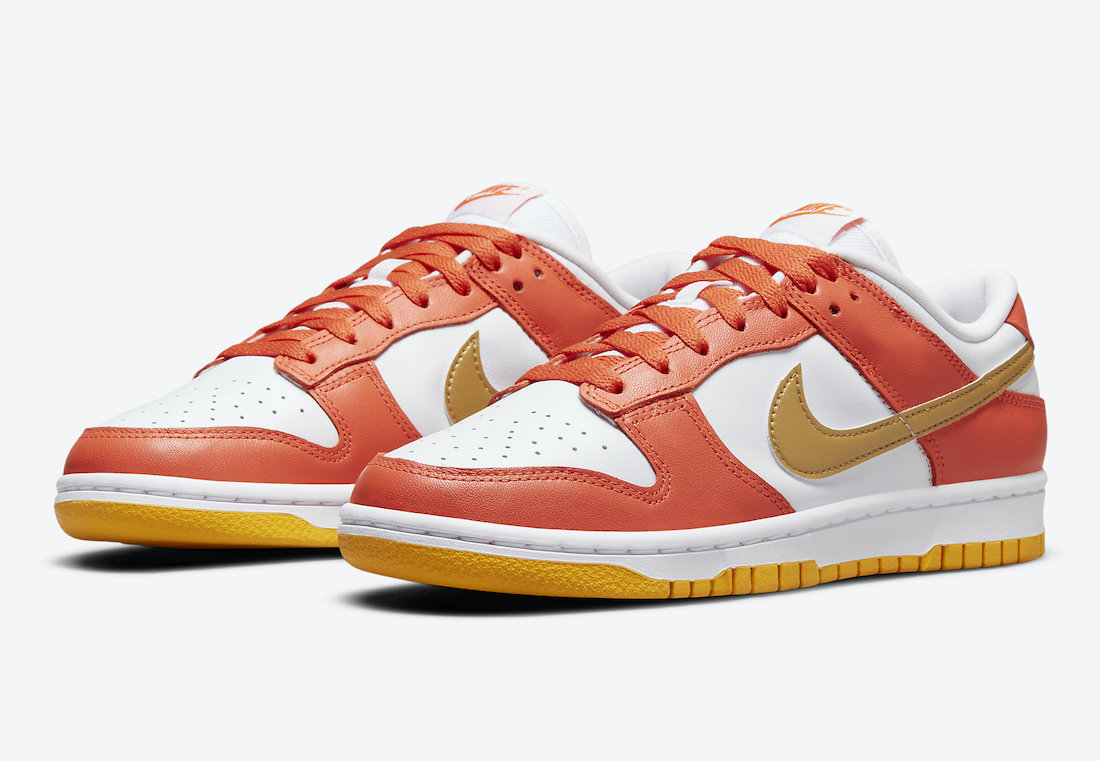 Nike Dunk Low Orange Gold Yellow DQ4690-800 发布日期
