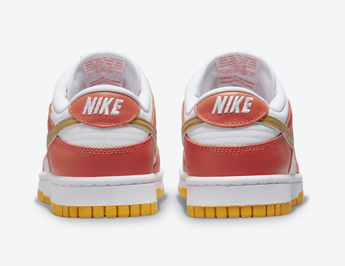 Nike Dunk Low Orange Gold Yellow DQ4690-800 发布日期