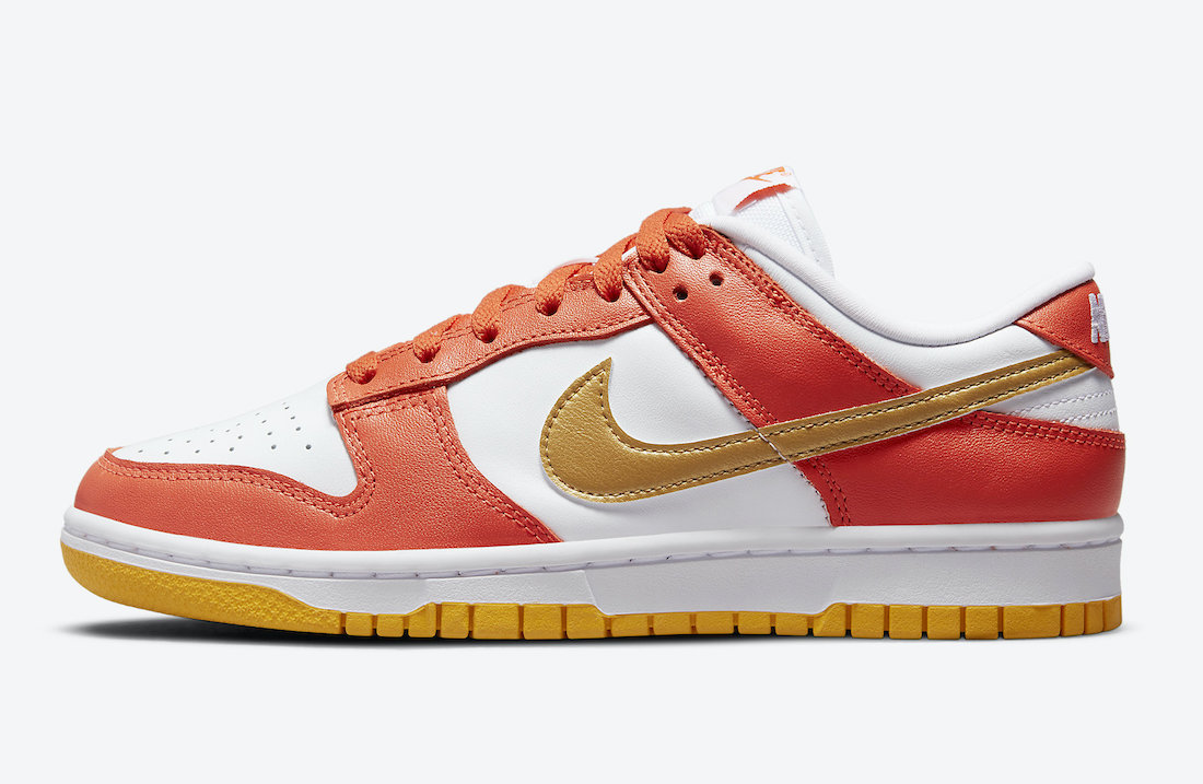 Nike Dunk Low Orange Gold Yellow DQ4690-800 发布日期